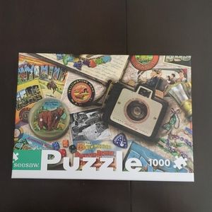 NEW Seesaw 1000 pcs USA Travel Postcards puzzle